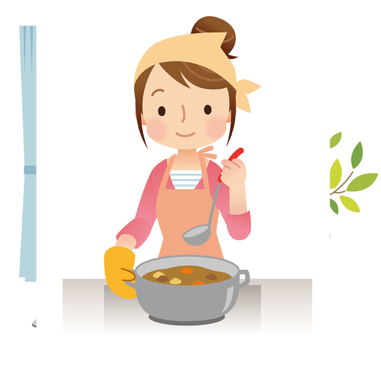 買い物や食事の調理